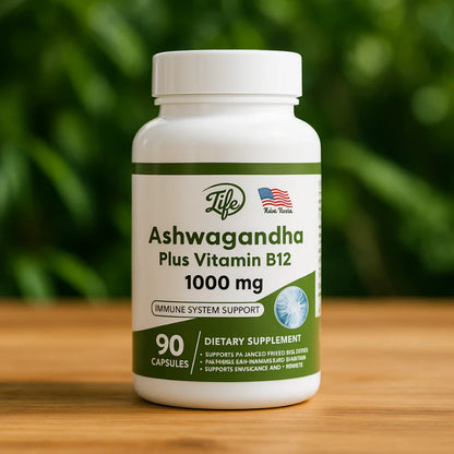 ASHWAGANDHA Plus + B12