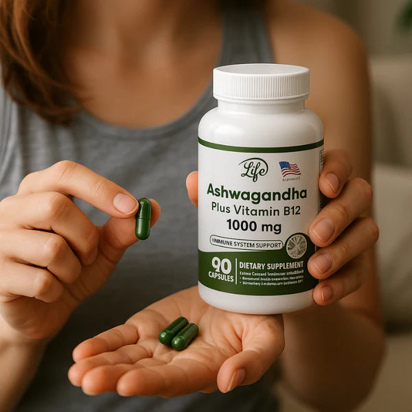 ASHWAGANDHA Plus + B12