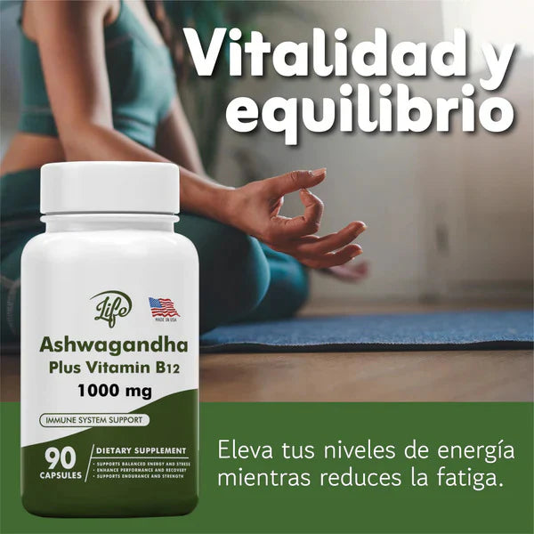 ASHWAGANDHA Plus + B12