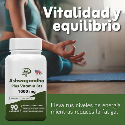 ASHWAGANDHA Plus + B12